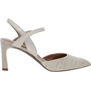 Rockport TM Sheehan Womens Vanilla 2-Piece Slingback Heels 8M