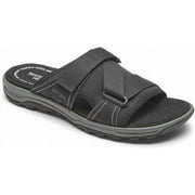 Rockport Mens Trail Technique Sandal Velcro Slide Ii Black , 8 W US
