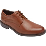 Rockport Tanner Plain Toe Mens Cognac Oxfords 8W