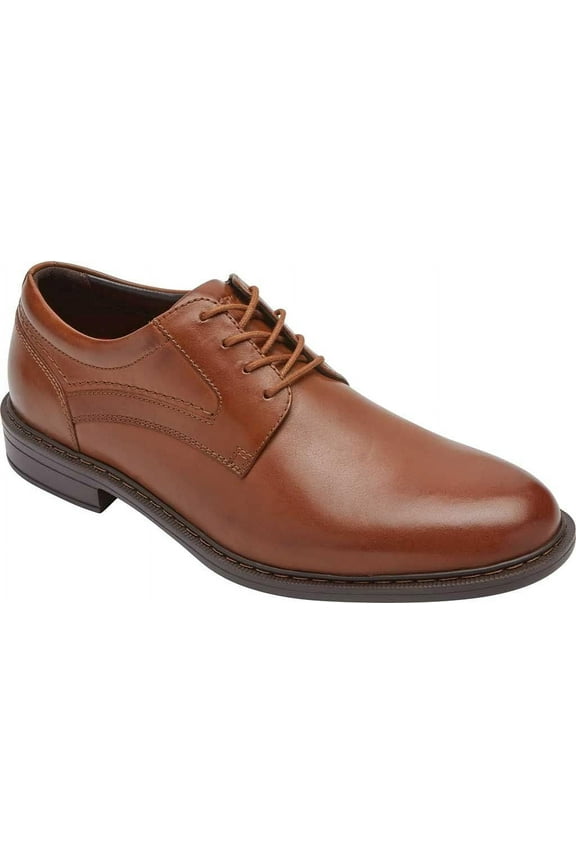 Tanner Plain Toe Men's Cognac Oxfords 8W