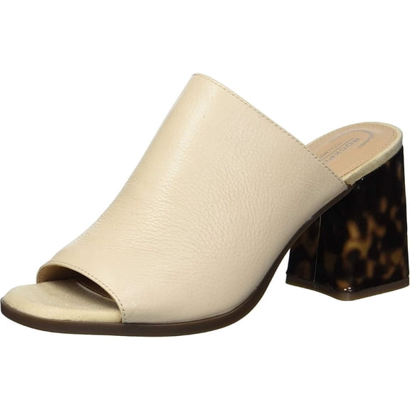 Rockport Total Motion Amara Slide Women's Cream Sandals 9.5M