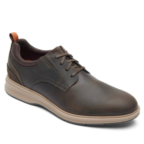 Rockport Total Motion City Plain Toe Men's Dark Brown Sneakers 10.5M