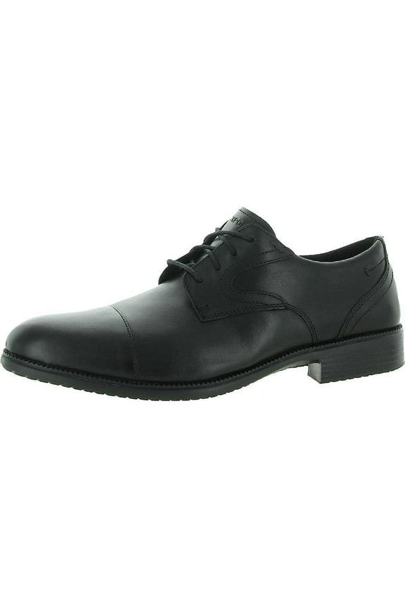 Total Motion Dressport Cap Toe Men's Black Oxfords 7.5M