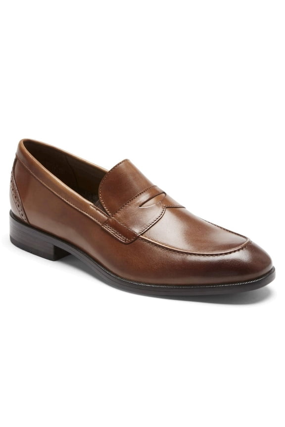 Total Motion Office Penny Men's Tan Loafers 11.5M