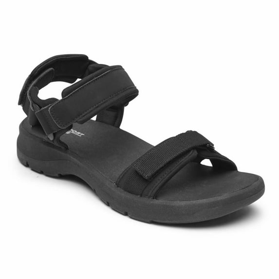 Rockport Women's XCS Trail Tech Washable Sandal Black CI7083