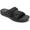 thumbnail image 1 of Rockport Trail Technique Hook and Loop Slide Men's Black Sandals 11.5W, 1 of 4