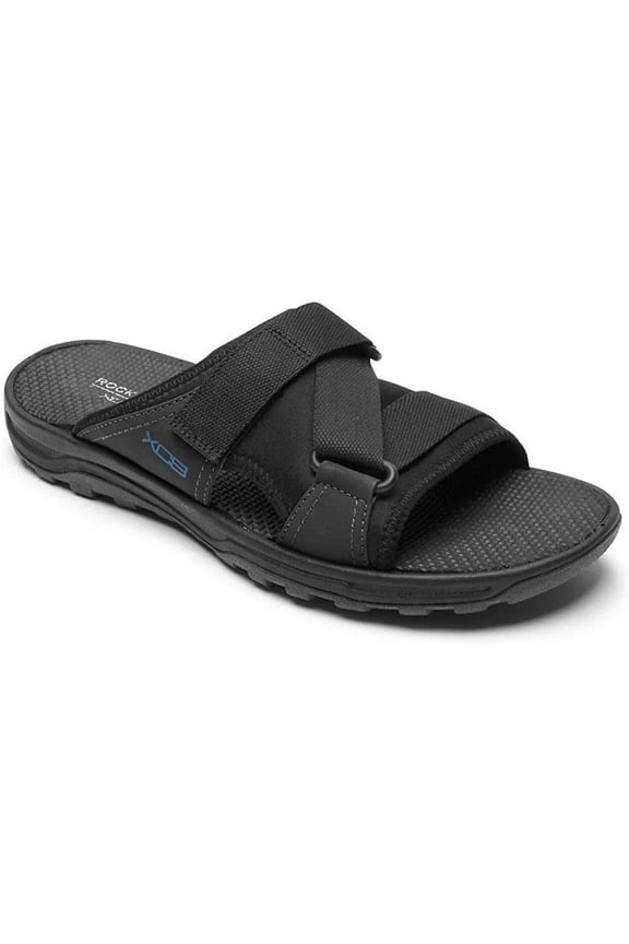 Trail Technique Hook and Loop Slide Men's Black Sandals 12M