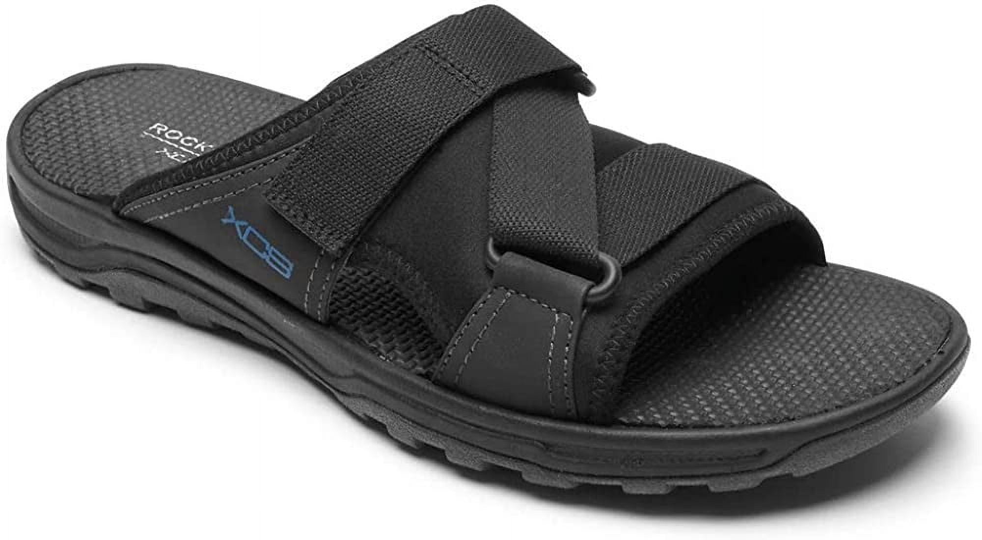 Rockport Trail Technique Men’s Black Hook & Loop Slide Sandals Size 7.5 NEW Rockport Trail Technique Hook and Loop Slide Men main image 2