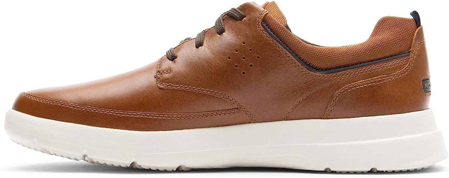 New - Rockport Men\'s Size 8 Truflex Cayden Plain Toe Sneaker Casual Dress Amazon.com | Rockport Truflex Cayden Plain Toe Black Leather  main image 2