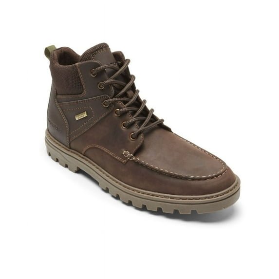 Rockport Men's Weather Ready Moc Toe Boot Brown , 13 M US