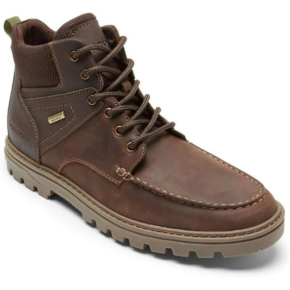 Rockport Weather Ready Moc Toe Men's Java Hiking Boots 7M