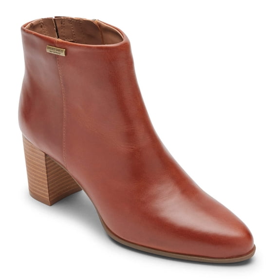 Rockport Womens Camdyn Waterproof Tan Bootie 9W