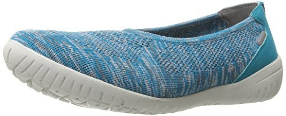 Rockport Women s Raelyn Knit Ballet Flat Teal Heather 5 M US