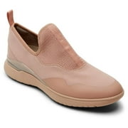 Rockport Womens Total Motion Sport Mesh Slip-On Pink Sneakers 5M