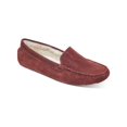 thumbnail image 1 of Rockport Womens Bayview Suede Cozy Moccasin Slippers, 1 of 3