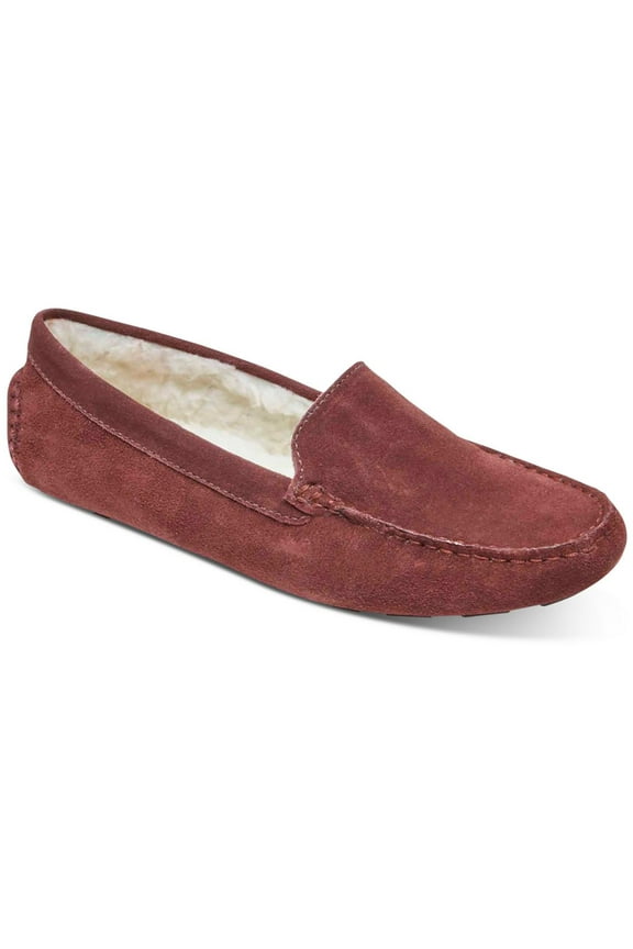 Womens Bayview Suede Cozy Moccasin Slippers