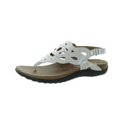 Rockport Womens Ridge Sling Faux Leather Metallic Slingback Sandals