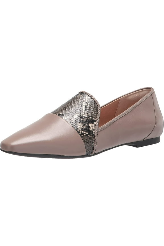 Womens Total Motion Laylani Piece Slip on Loafer Flat 5.5 Dover Grey