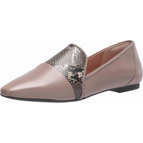 Rockport Women's Total Motion Laylani Piece Slip on Dover Grey Loafer 5.5M