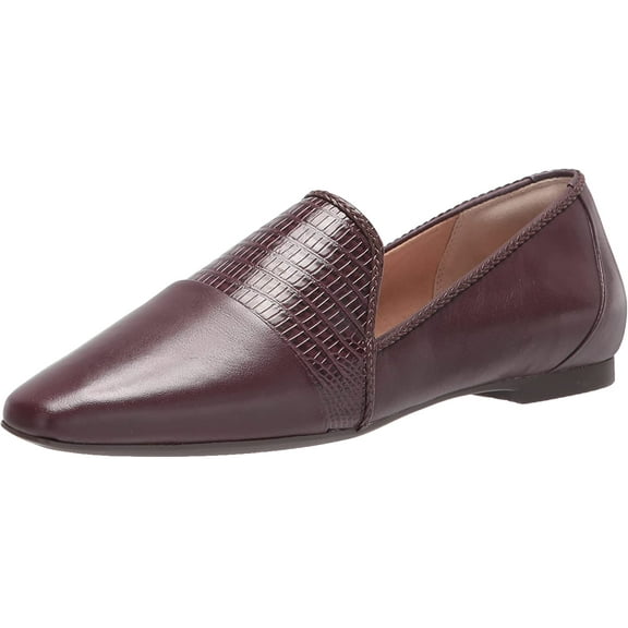Rockport Womens Total Motion Laylani Piece Slip on Loafer Flat 5 Oxblood