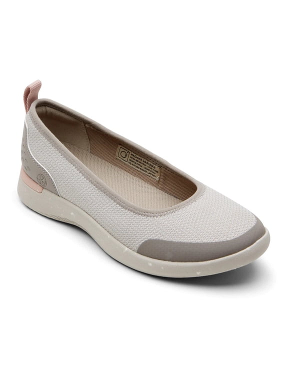 Womens TruFlex W Fly-Knit Ballet Grey Flats 5M