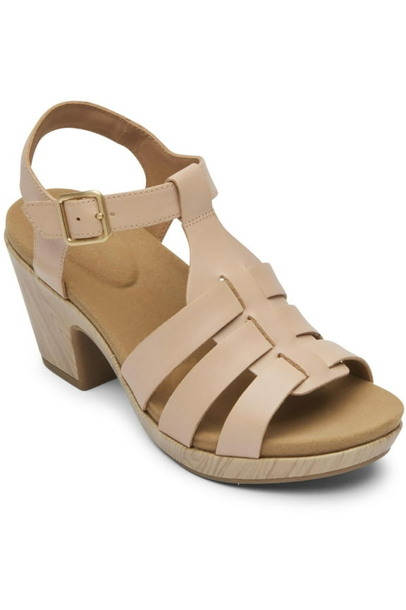Womens VIVIANNE WOVEN Faux Leather Dressy Strappy Sandals