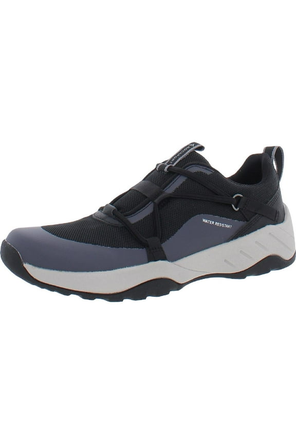 Womens XCS Spruce Peak Slip On Walking Shoe, Black Water Resistant, 9.5M