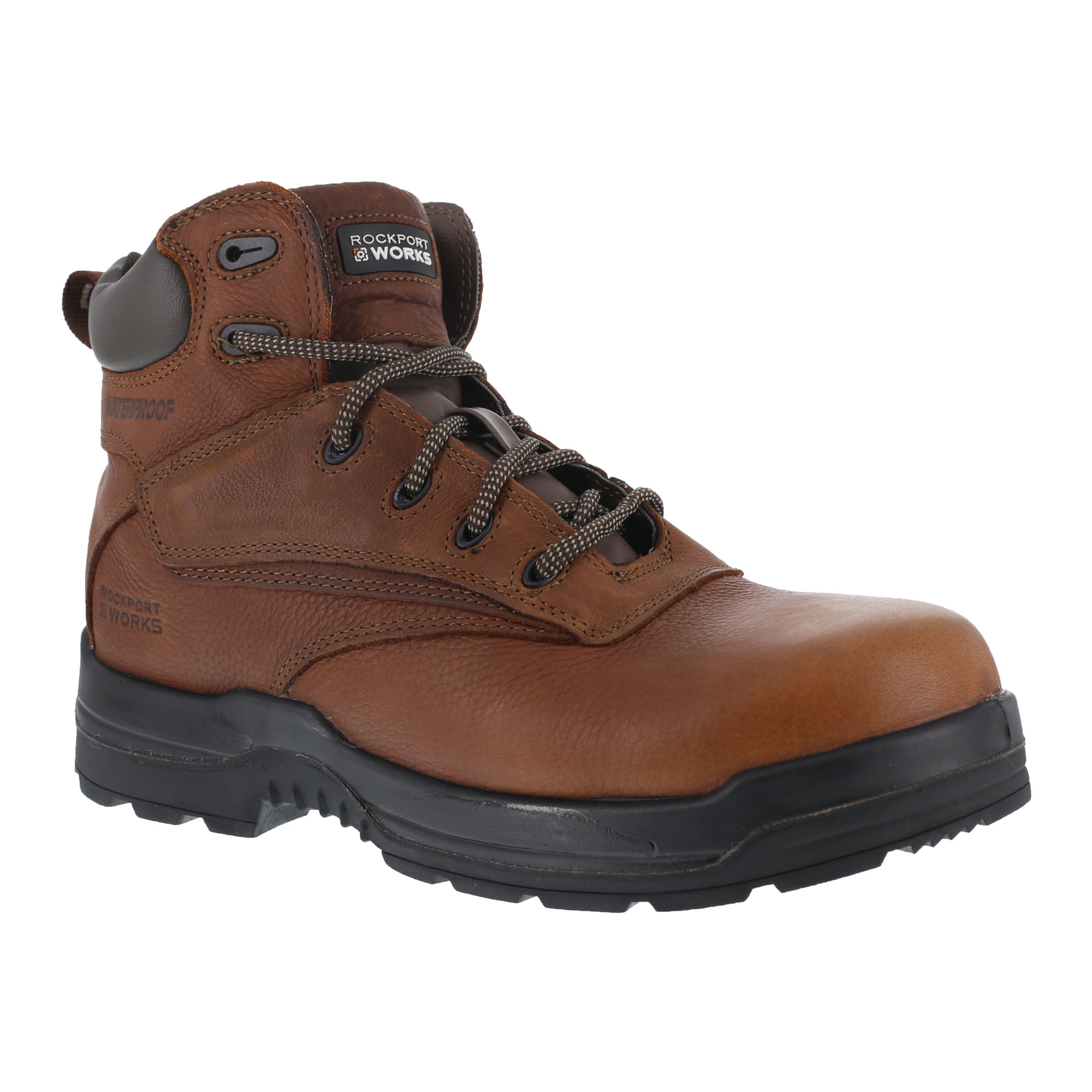 Rockport Work Herren Arbeitsstiefel RK6628 – Wasserdicht, Rutschfest, Mit Zehenschutz