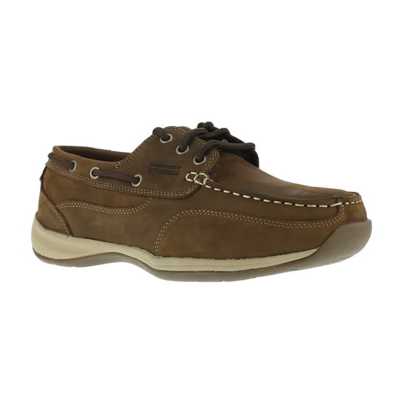 Rockport Works Sailing Club RK6736 Three Eye Tie Boat Shoe (Men)