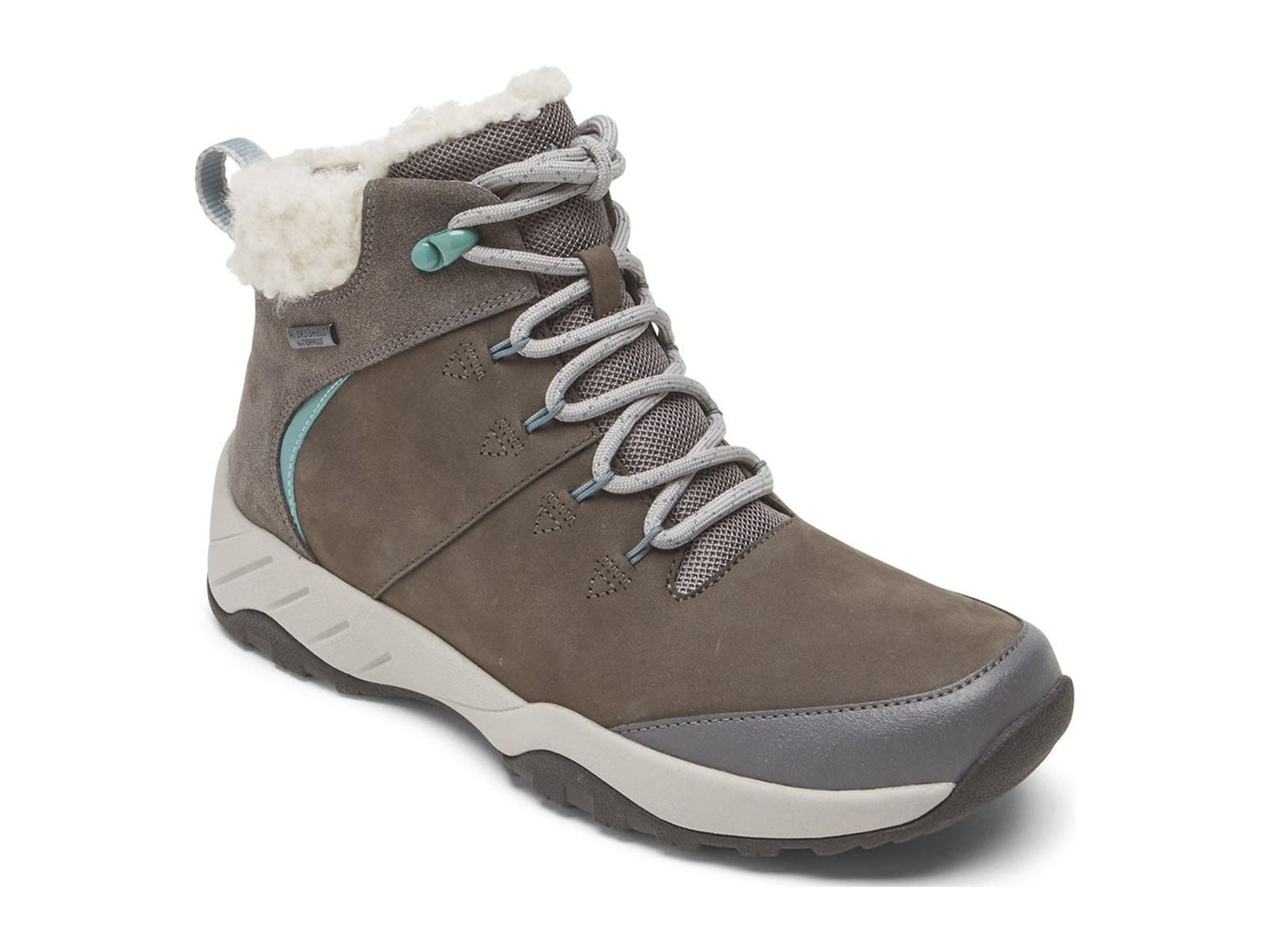 Rockport Womens XCS Spruce Peak Boot Waterproof Hiking 6.5 Taupe Wp Walmart