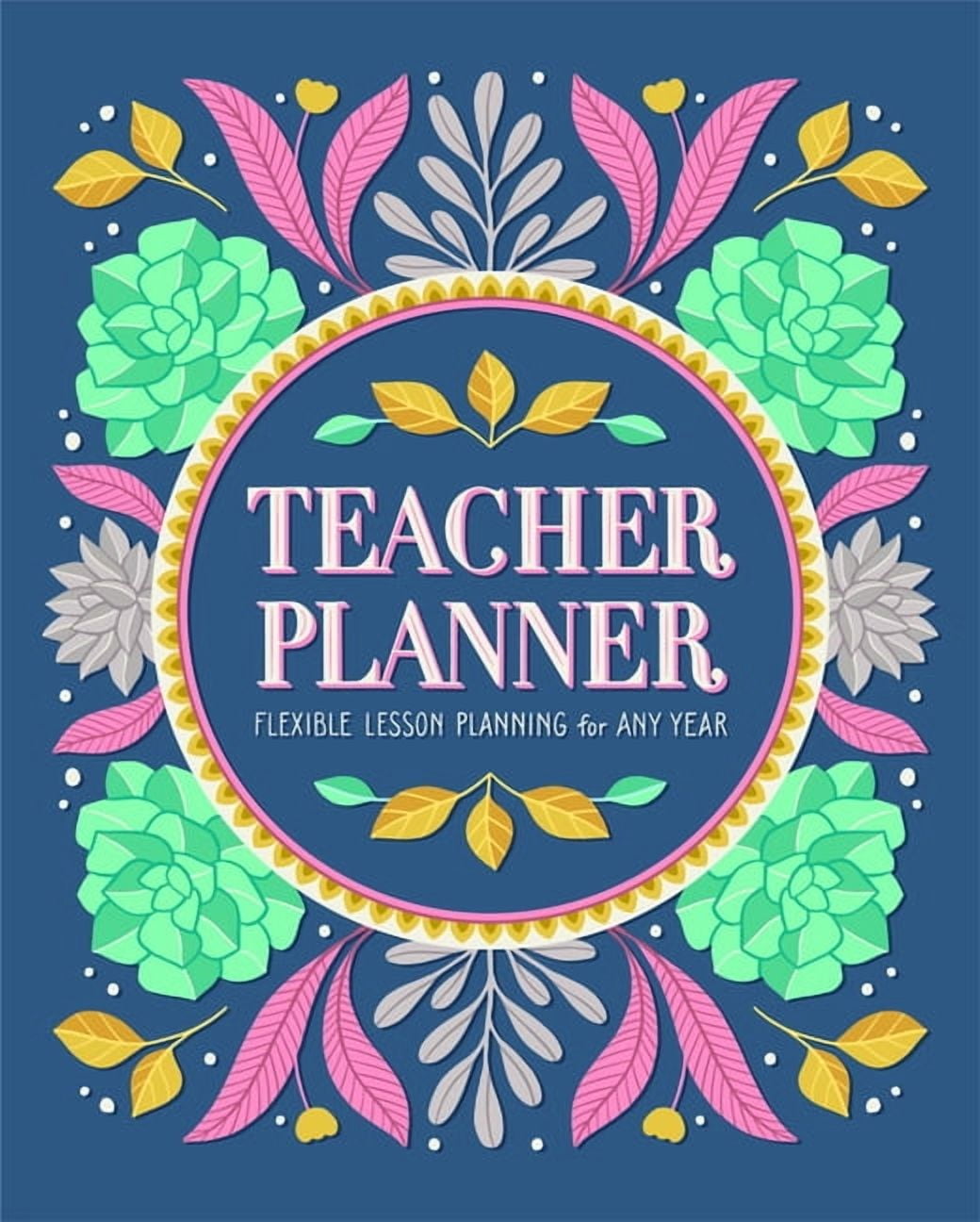 Rockridge Press Teacher Planner, 7.40" x 0.30" x 9.30", Multicolor, 134 Pages