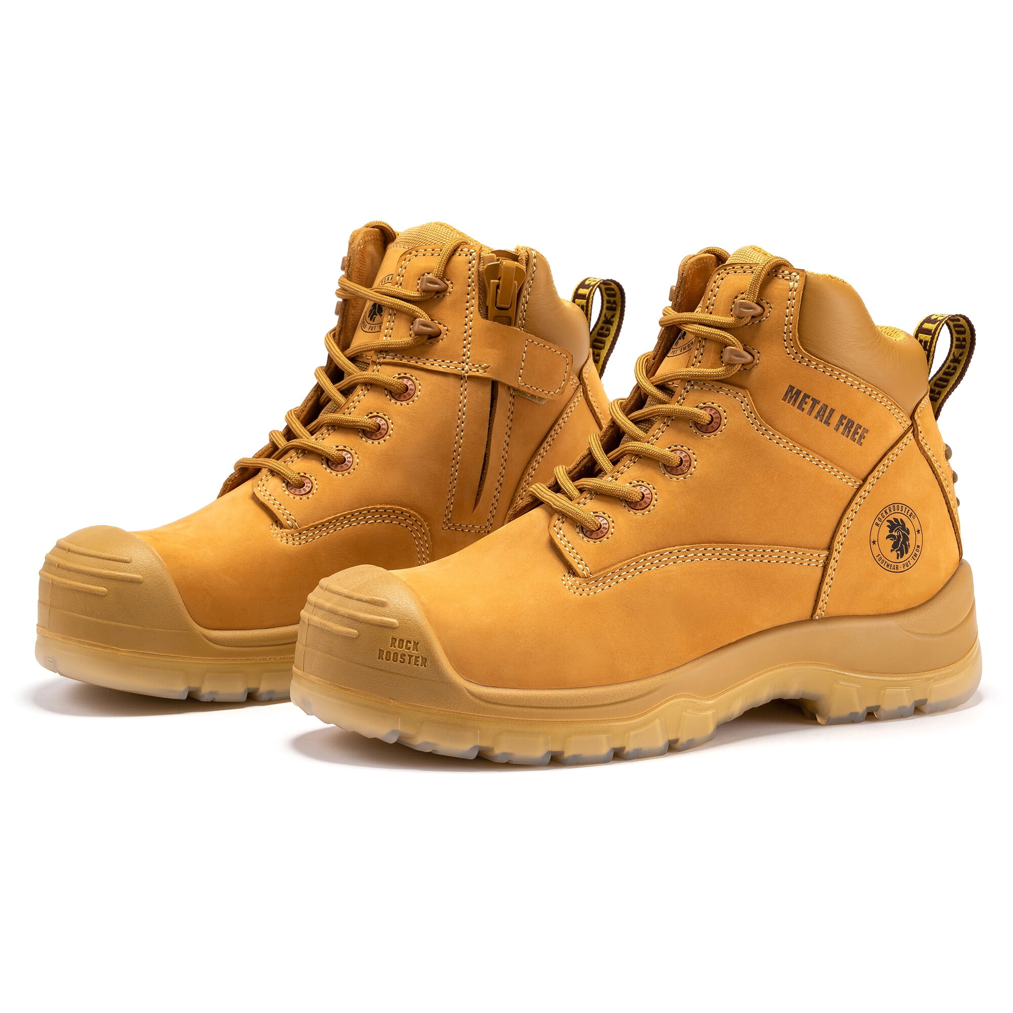 Rockrooster Composite Toe Work Boots Puncture Resistant Electrical Hazard Protection Safety Boots Walmart
