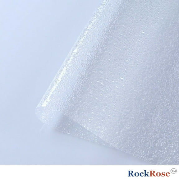 Rockrose Raindrop Privacy Window Film - Decorative Window Film for Homes or Offices - Window Film for Block 98% Harmful UV and 85% Infrared Rays - Static Cling Film - Size 35.4" X 78.7"