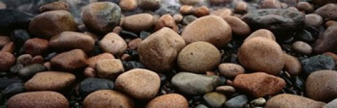 Rocks Acadia National Park ME USA Canvas Art - Panoramic Images (18 x 6)