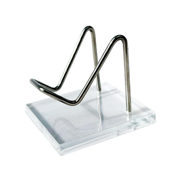 Rocks Display Easel Mini Acrylic Easel Stands Decor Stones Spheres Holders Metal Ar Stand with Base for Ornament Exhibition M