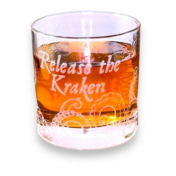 Rocks Glass - Release the Kraken - Double Old Fashioned Rocks Glass - Release the Kraken - Double Old Fashioned