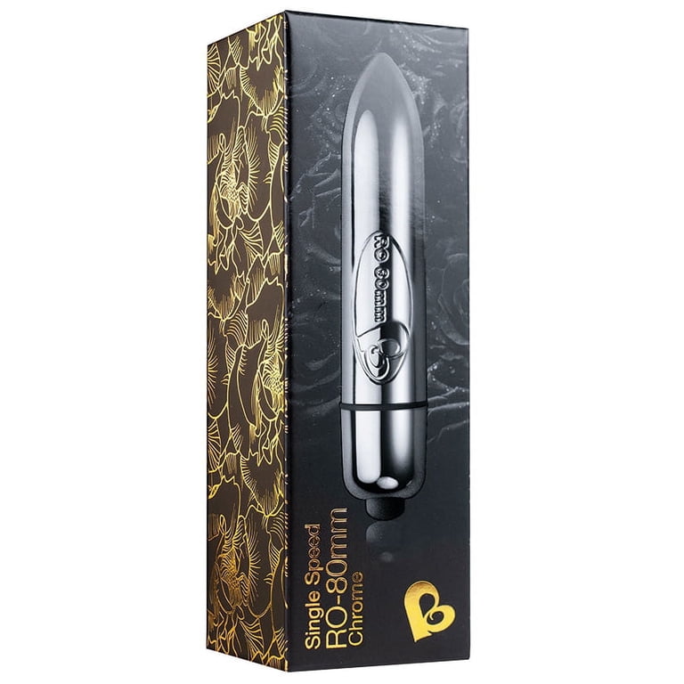 Rocks Off 80 mm Bullet Vibrator, Chrome - Walmart.com