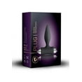 thumbnail image 1 of Rocks Off Petite Sensations Vibrating Silicone Anal Plug, Black, 1 of 5