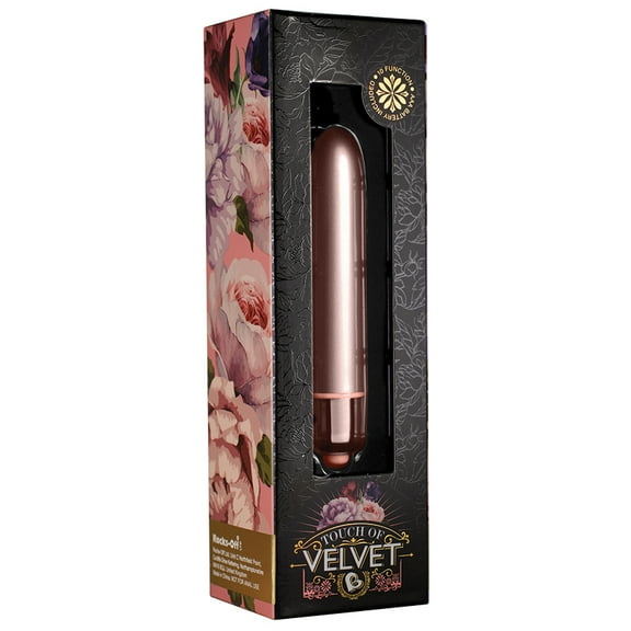Rocks Off Touch Of Velvet Bullet Vibrator, Rose
