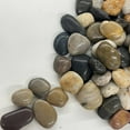 thumbnail image 1 of 18 lbs Mixed Color River Rocks – 2-3 Inch Polished Decorative Pebbles for Garden Landscaping, Home Décor, Outdoor Paving River Rocks,Indoor/Outdoor Decor, 1 of 9