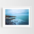 thumbnail image 1 of Rocks To Arch - San Diego California Photography Coast Ocean Beach Waves Landscape Scenic Nature White Framed Wall Art Print 5 x 7 inches, 1 of 3