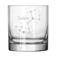 thumbnail image 1 of Rocks Whiskey Old Fashioned Glass Star Zodiac Horoscope Constellation (Scorpio), 1 of 1