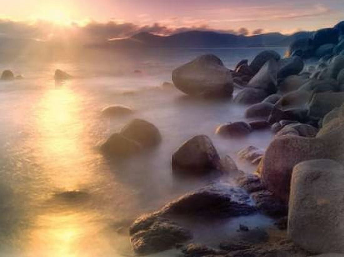 Rocks and Water Canvas Art - Dennis Frates (18 x 24)