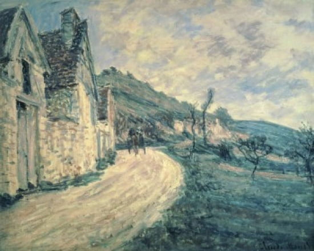 Rocks in La Falaise near Giverny 1886 Claude Monet (1840-1926French) Oil on Canvas Canvas Art - Claude Monet (18 x 24)