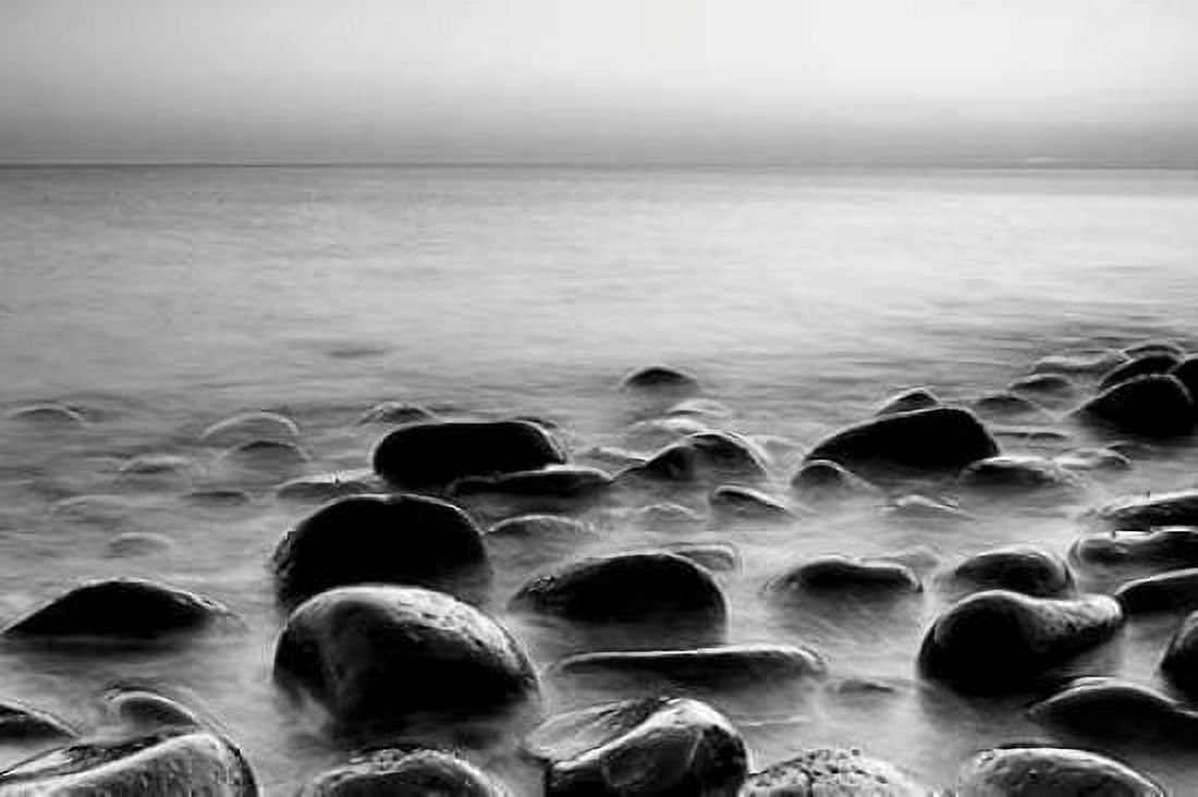 Rocks in Mist 3 Canvas Art - PhotoINC Studio (24 x 36)