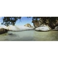 thumbnail image 1 of Rocks in water  The Baths  Virgin Gorda  British Virgin Islands Poster Print by  - 36 x 12, 1 of 1