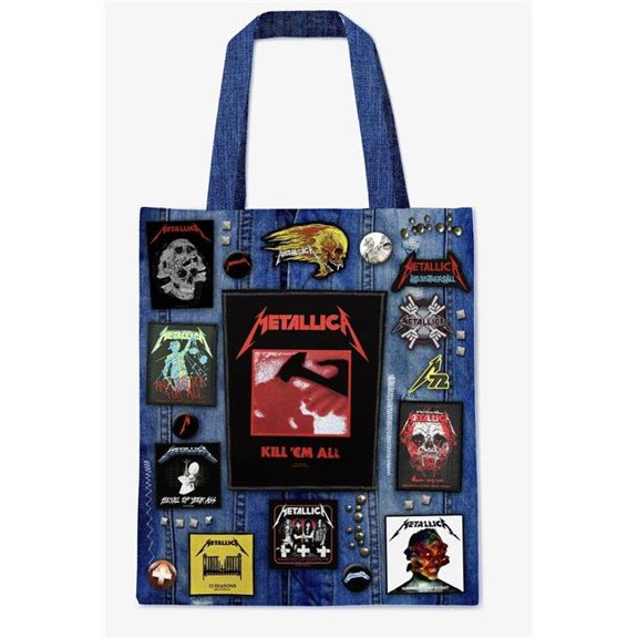Rocksax 5060937966973 Soft Polyester Metallica Battle Tote Bag