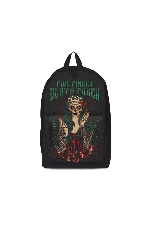 Five Finger Death Punch Unisex Backpack - Dotd Green