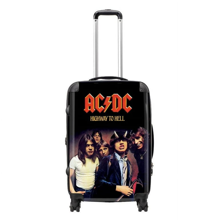 Rocksax Unisex AC/DC Tour Series Medium 80L Suitcase with