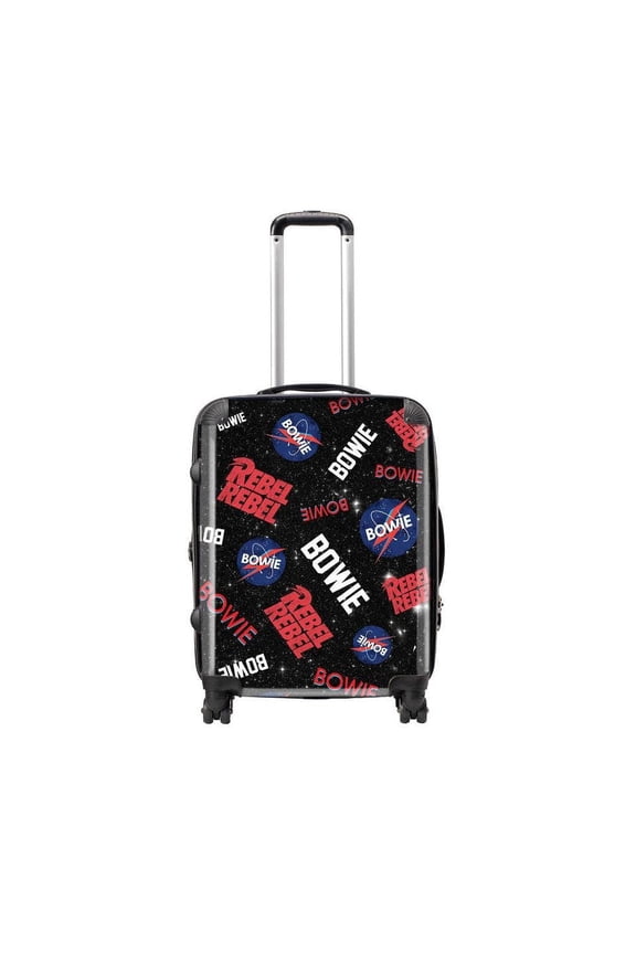 Unisex David Bowie Official Tour Series Luggage/Suitcase By Rocksax - Astro - Large 95L